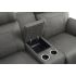 Clifton Grey Double Glider Reclining Loveseat