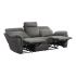 Clifton Grey Double Glider Reclining Sofa