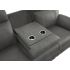 Clifton Grey Double Glider Reclining Sofa