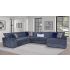 Azuro Yoga Steel Blue Sectional