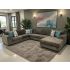 Azuro Britney Truffle Brown Sectional