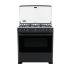 Cetron 30 inch Black 6-Burner Gast Stove w/Glass Lid