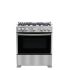 Cetron 30 inch 6-Burner S/Steel Gas Stove w/Glass Lid
